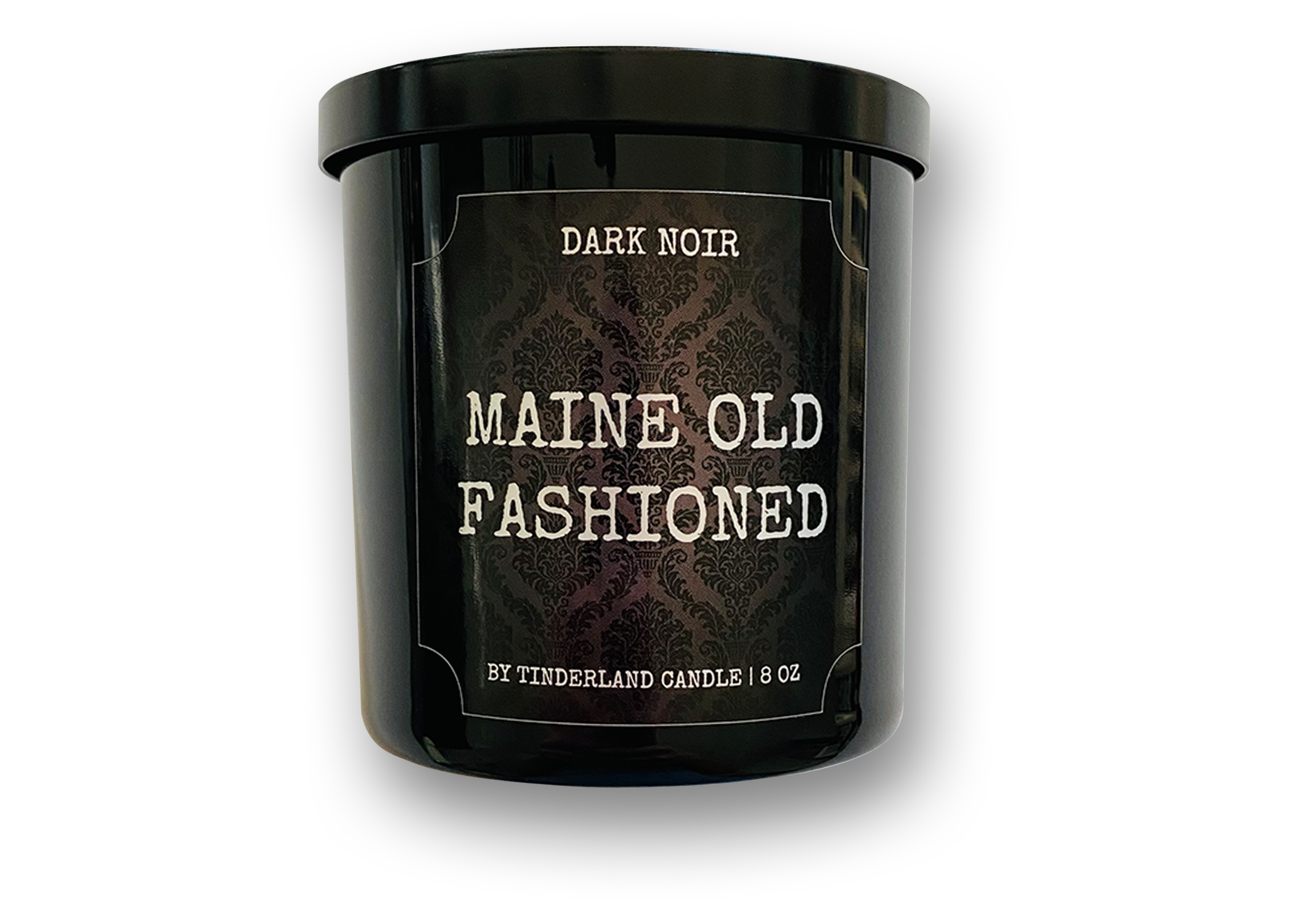 Maine Old Fashioned Dark Noir Candle